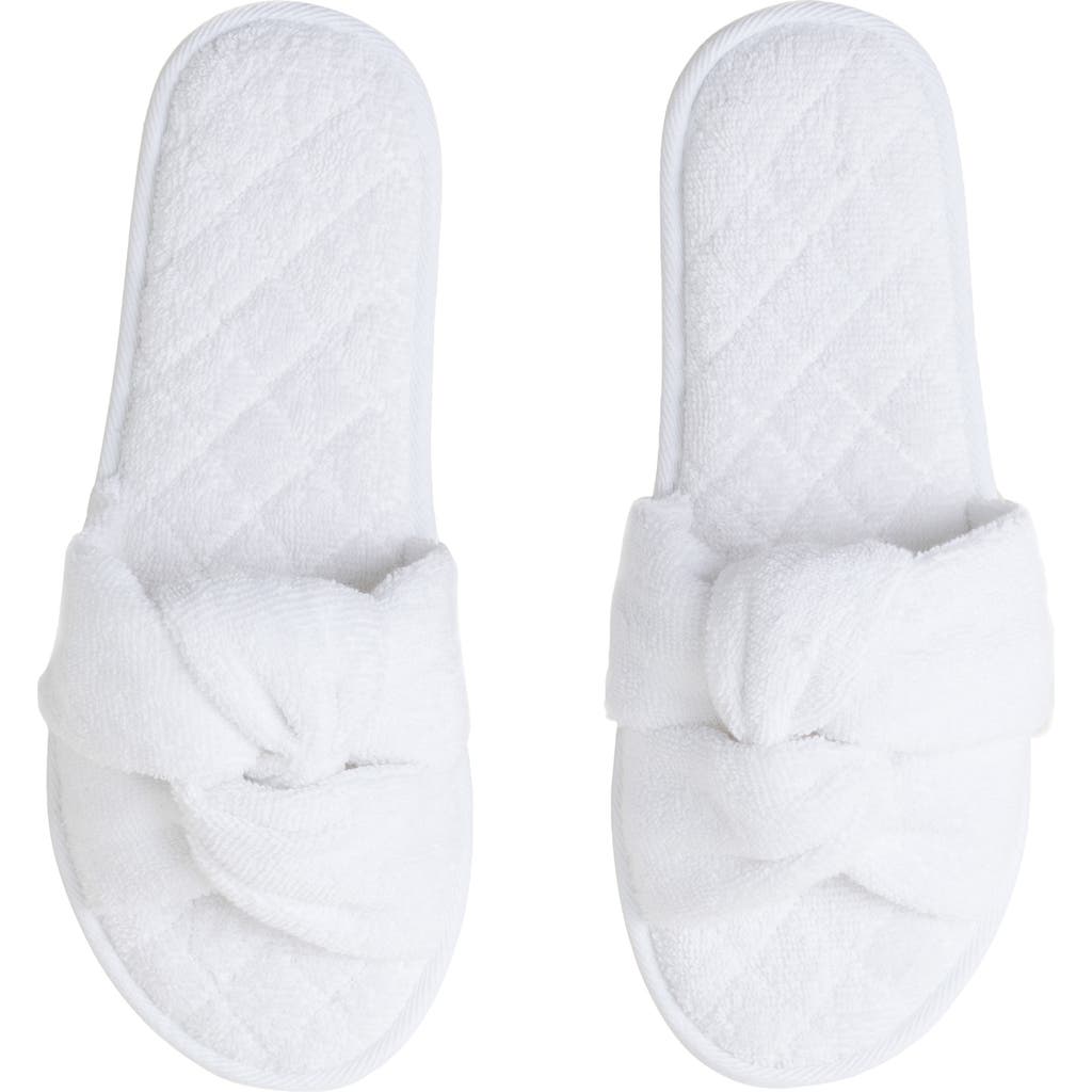 Barefoot Dreams ® Cozy Terry® Slipper In White