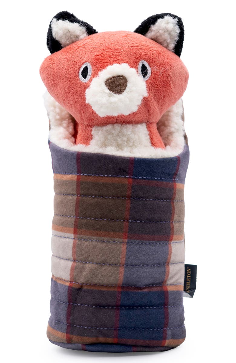 Pendleton Camp Pal Dog Toy, Main, color, Fox