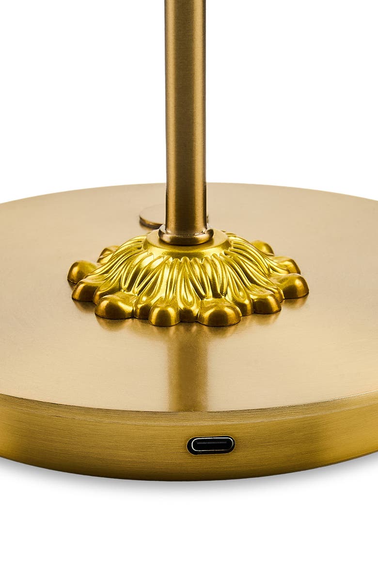 MACKENZIE CHILDS Rosy Check LED Rechargeable Dome Table Lamp, Alternate, color, Rosy