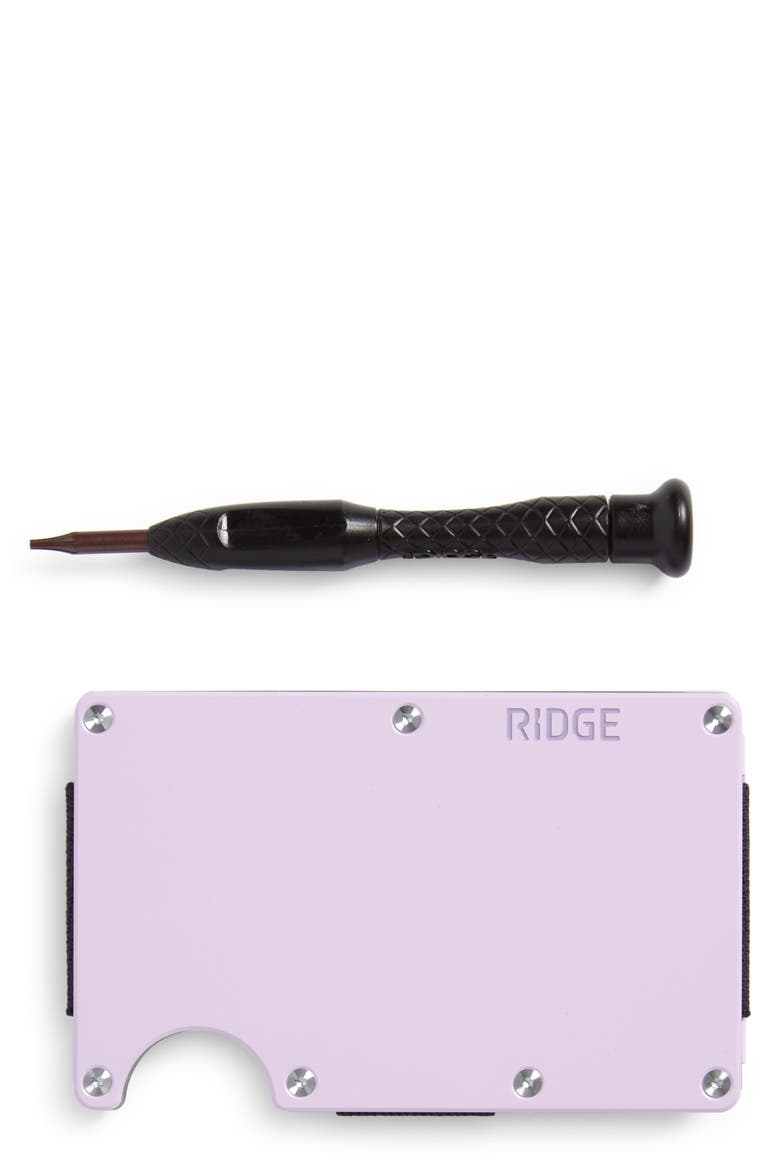 RIDGE WALLET - Money Clip, Main, color, LAVENDER