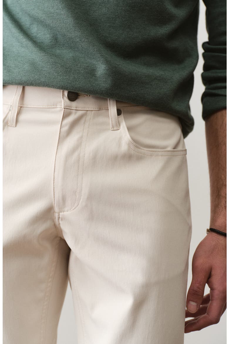 The Five-Pocket Undercover Slim Straight Leg Tech Pants, Alternate, color, STONE