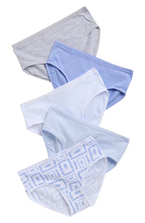 Kids' 5-Pack Cotton Spandex Briefs