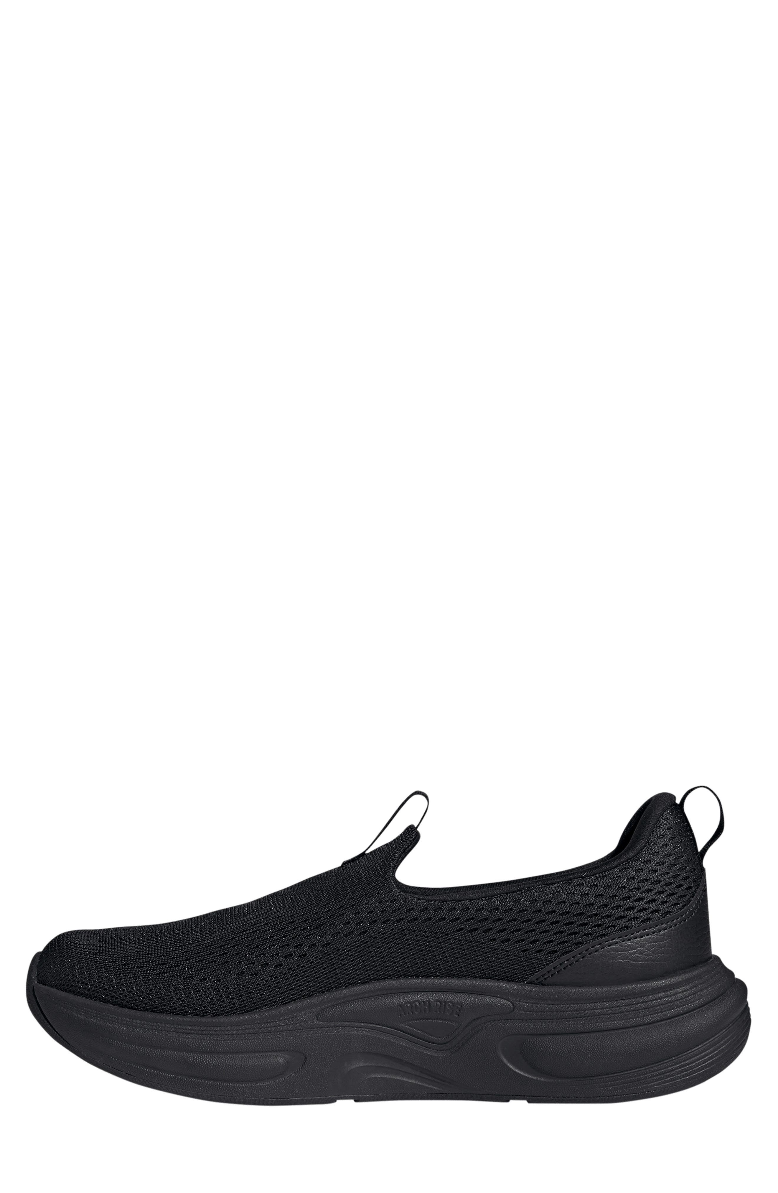 adidas Cloudfoam Cuxxion Slip-On Sneaker, Alternate, color, Core Black/ Grey/ Core Black