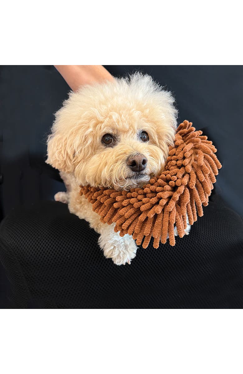 PRIDE+GROOM The Mitt Kit | Dog Grooming Set With Waterless Shampoo & Dual-Sided Grooming Mitt For Dogs & Cats., Alternate, color, Brown