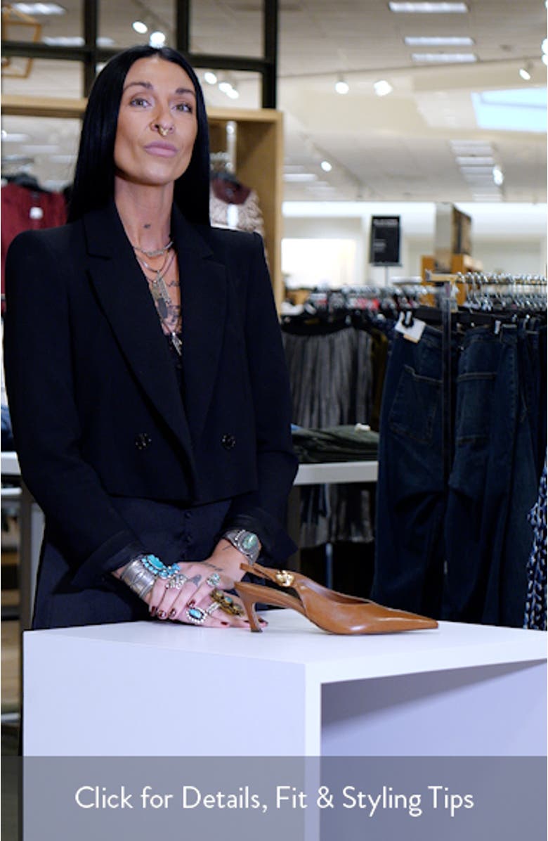 Farrah Slingback Pointed Toe Pump, sales video thumbnail