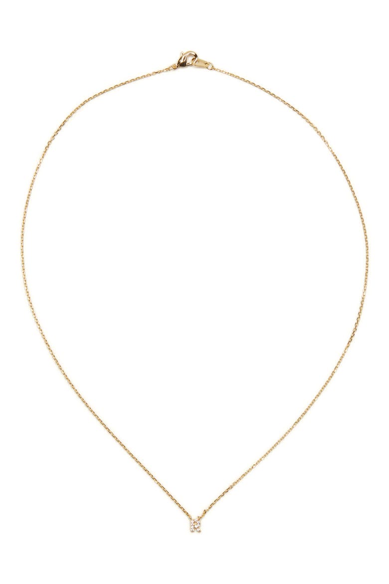 Call Me By Your Name Initial Pendant Necklace, Main, color, GOLD - R