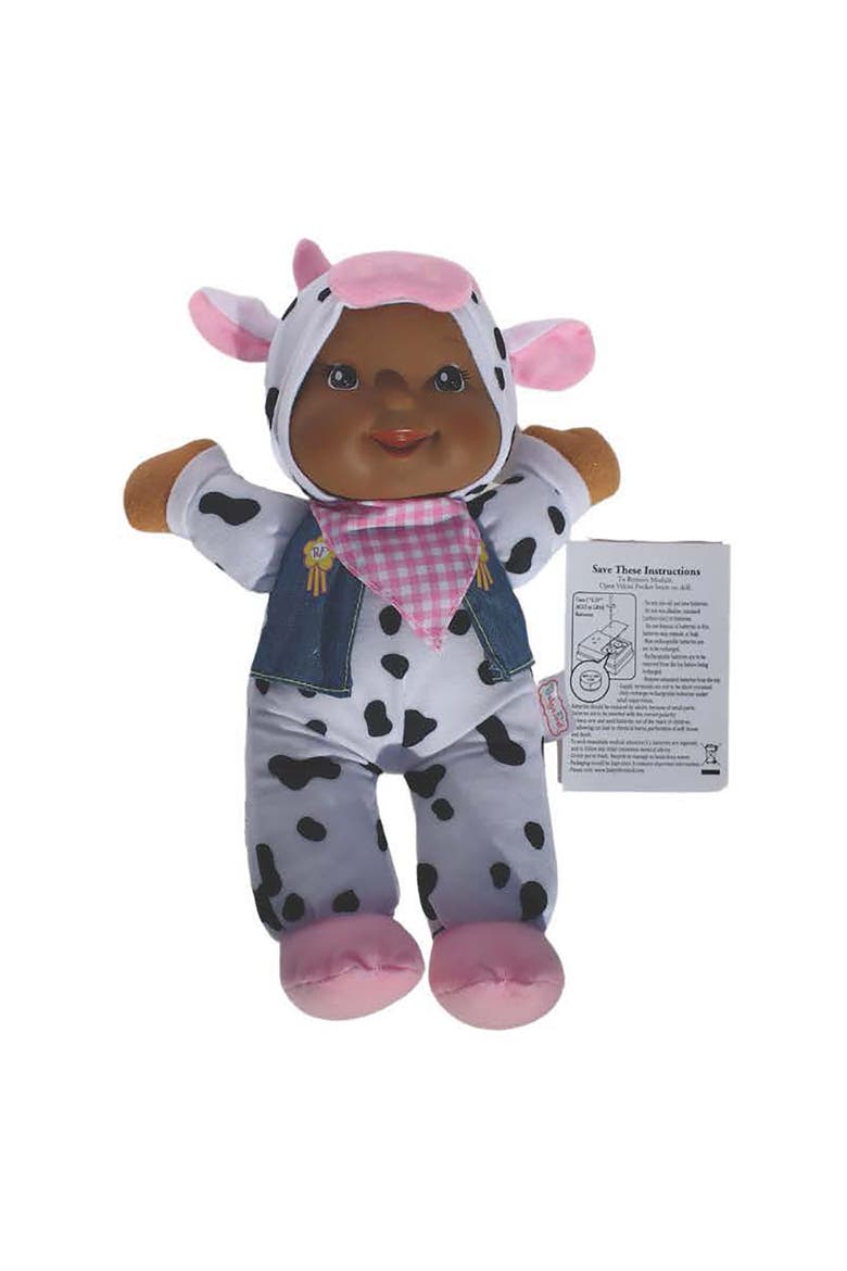 12" Soft Body Baby Doll with Farm Animal Friends, Alternate, color, Multicolored