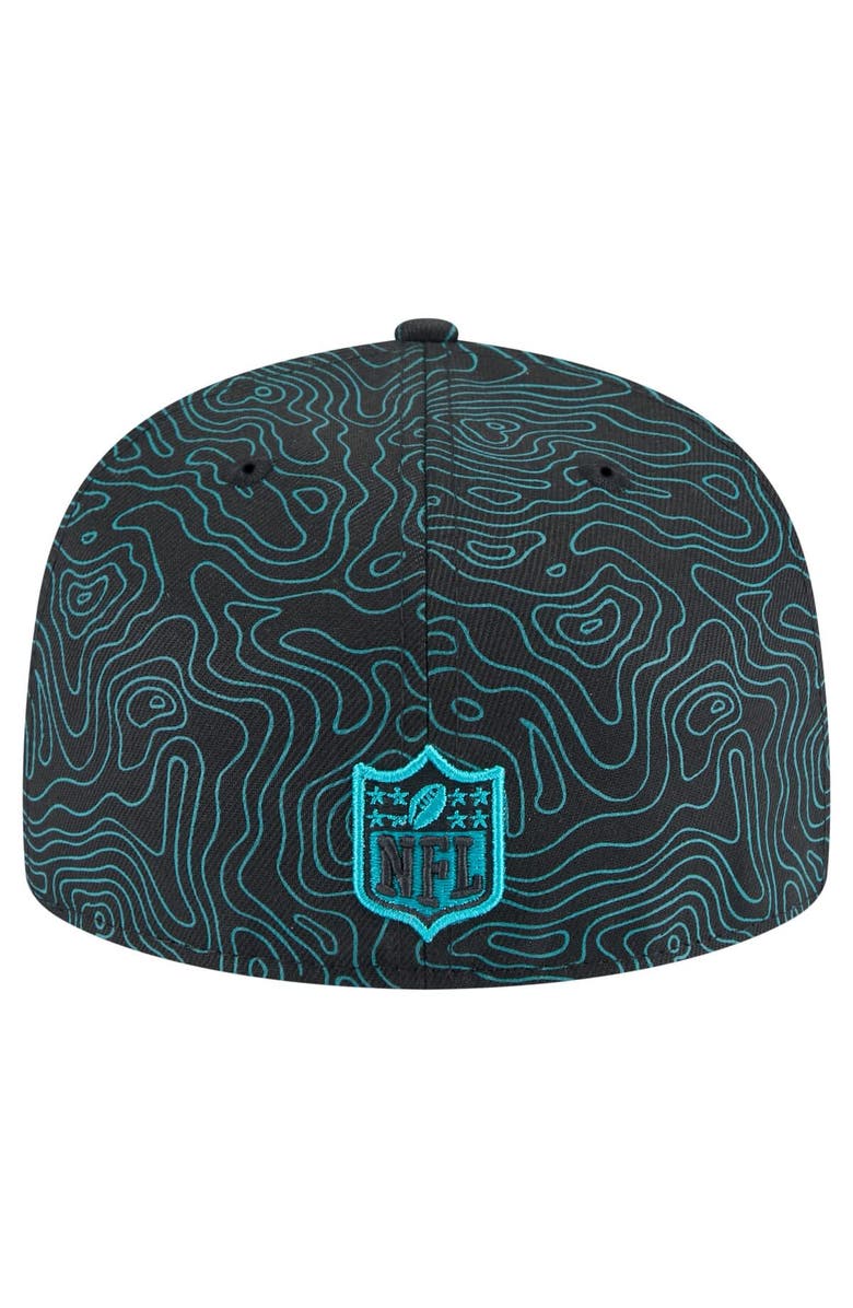 New Era Men's New Era Black Miami Dolphins Geo 59FIFTY Fitted Hat, Alternate, color,