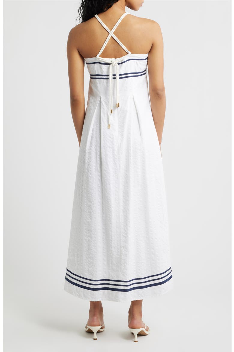 Caspian Sleeveless Maxi Dress, Alternate, color, WHITE