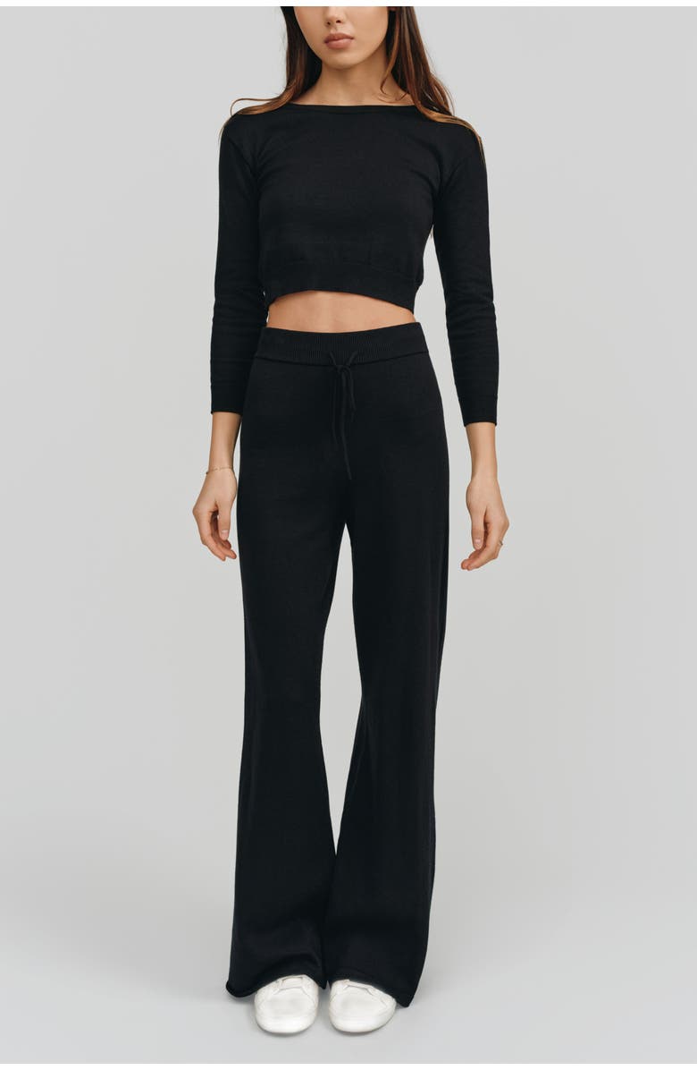 Kathryn McCarron Alex Drawstring Pants, Alternate, color, Black