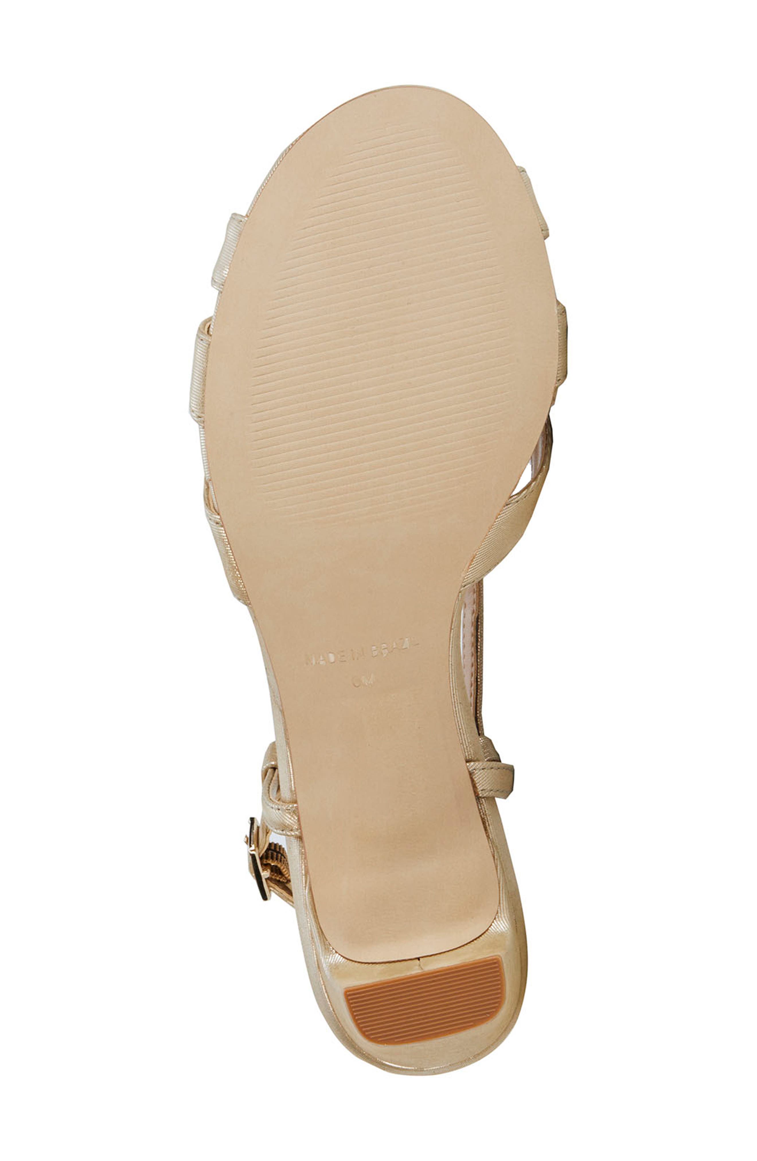 Leandra Slingback Sandal, Alternate, color, GOLD SPARKLE LEATHER