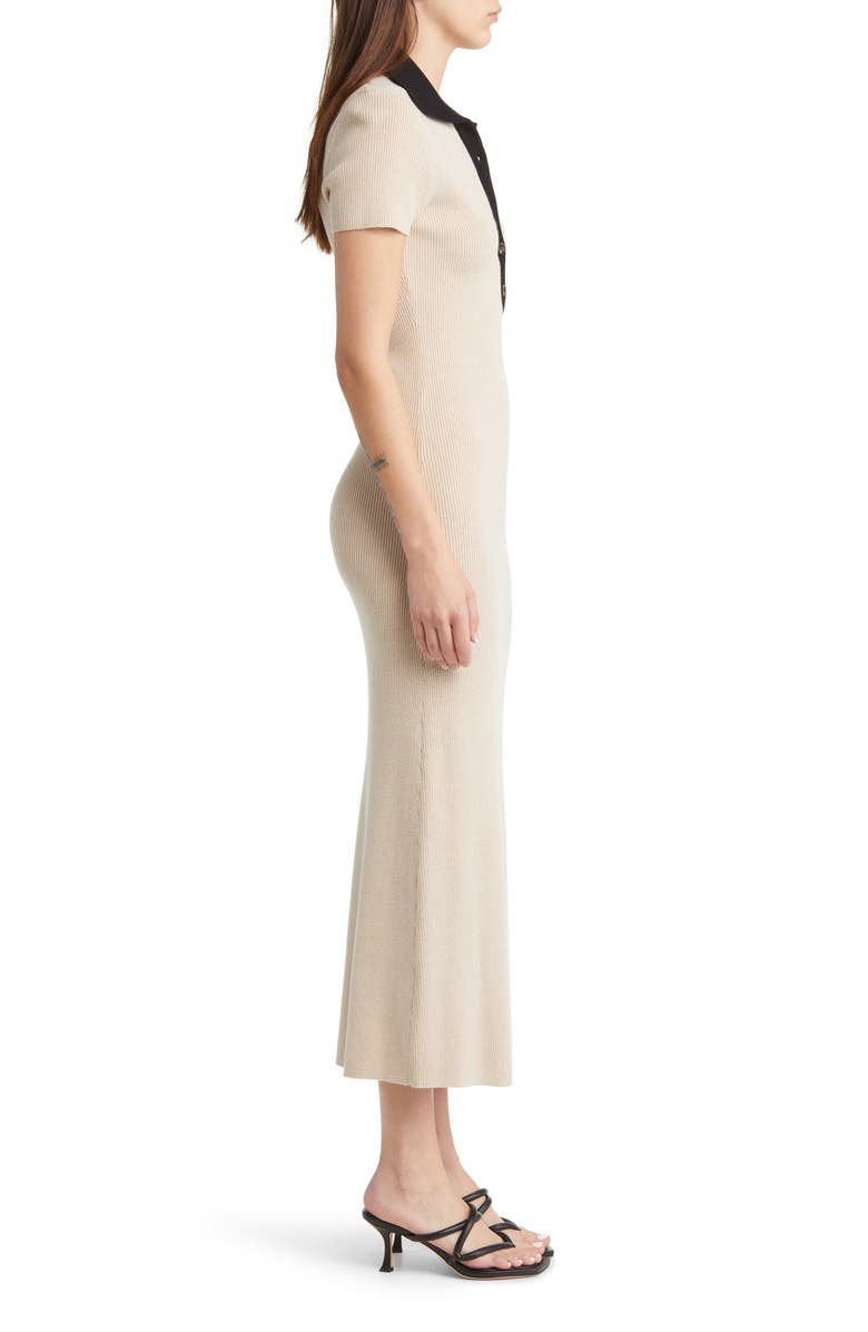 Sophie Rue Collared Rib Knit Dress, Alternate, color,