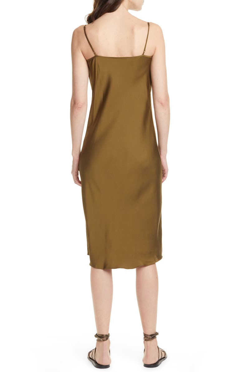 FRAME Cowl Neck Slipdress, Alternate, color,