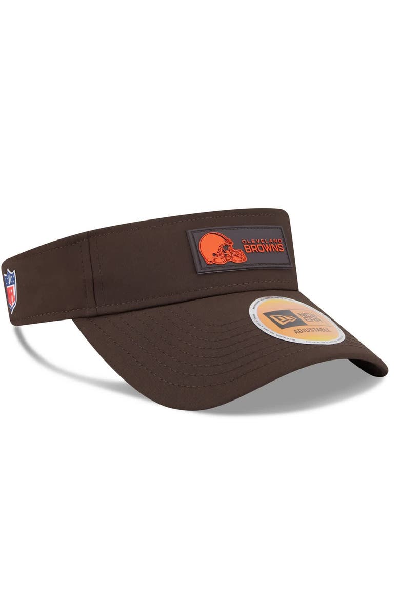 Men's New Era Brown Cleveland Browns 2025 Sideline  Visor, Alternate, color, Brown