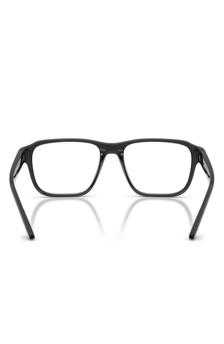 Prada Linea Rossa 54mm Irregular Optical Glasses, Alternate, color, Transparent Grey
