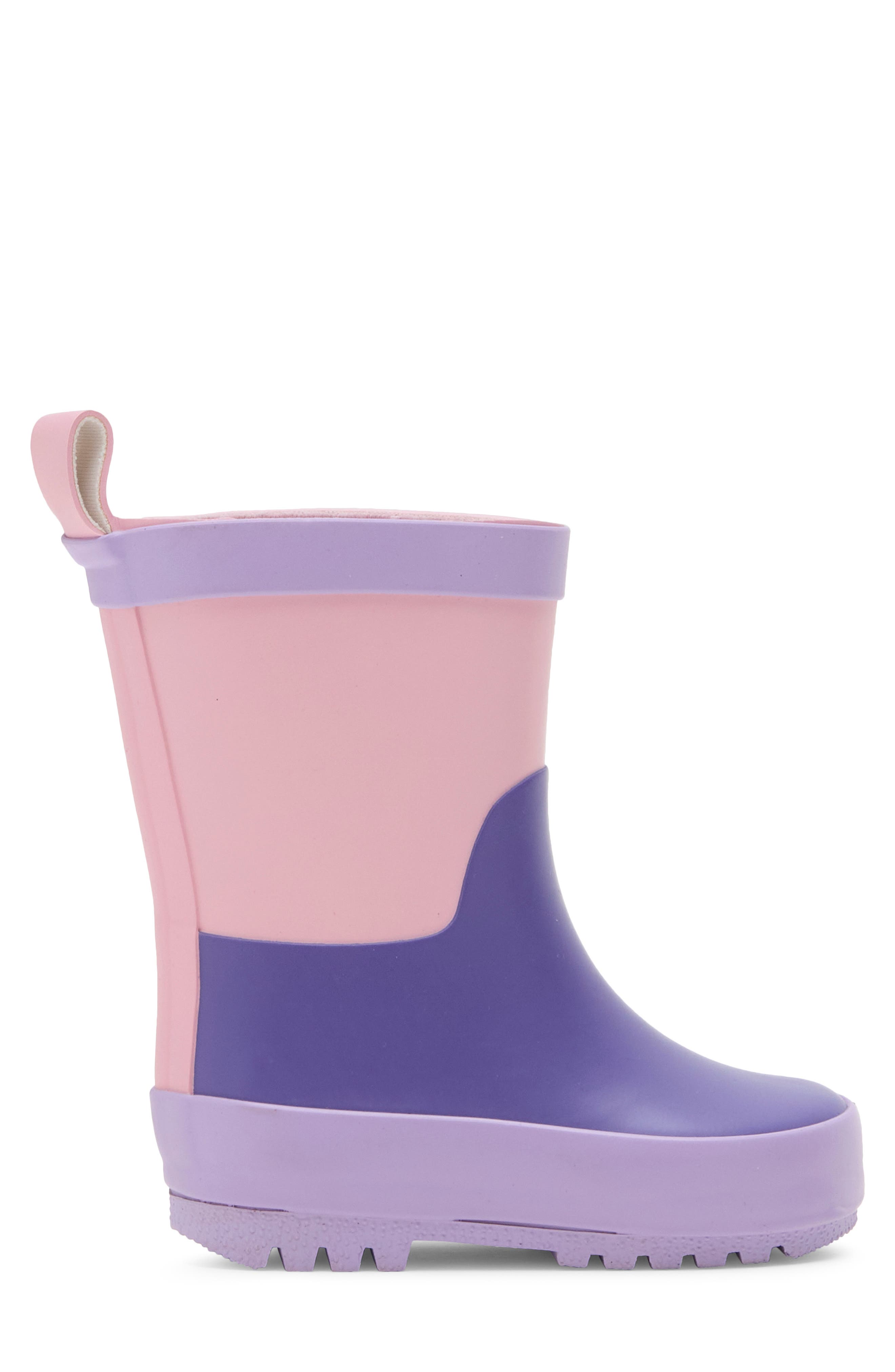 Kids' Misty Rain Boot, Alternate, color, PURPLE MULTI