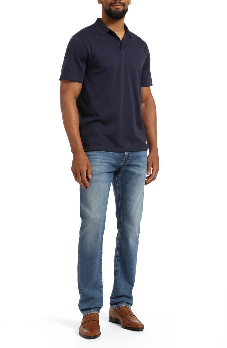 34 Heritage Champ Athletic Fit Tapered Jeans, Alternate, color, Sky Refined