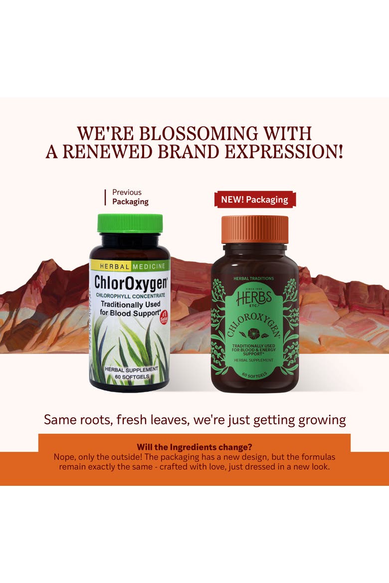 ChlorOxygen Chlorophyll Concentrate - Aids Healthy Blood Circulation - High-Altitude Environment Support - Energy Support - 60 Softgels, Alternate, color, No Color