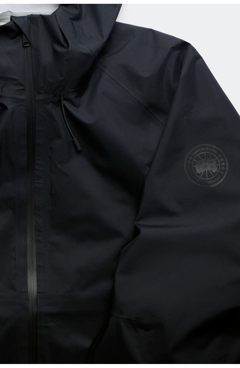 Canada Goose Horizon Waterproof Rain Jacket, Alternate, color, Black