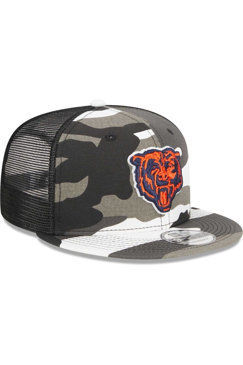 Men's New Era Urban Camo Chicago Bears 9FIFTY Trucker Snapback Hat, Alternate, color, Camo