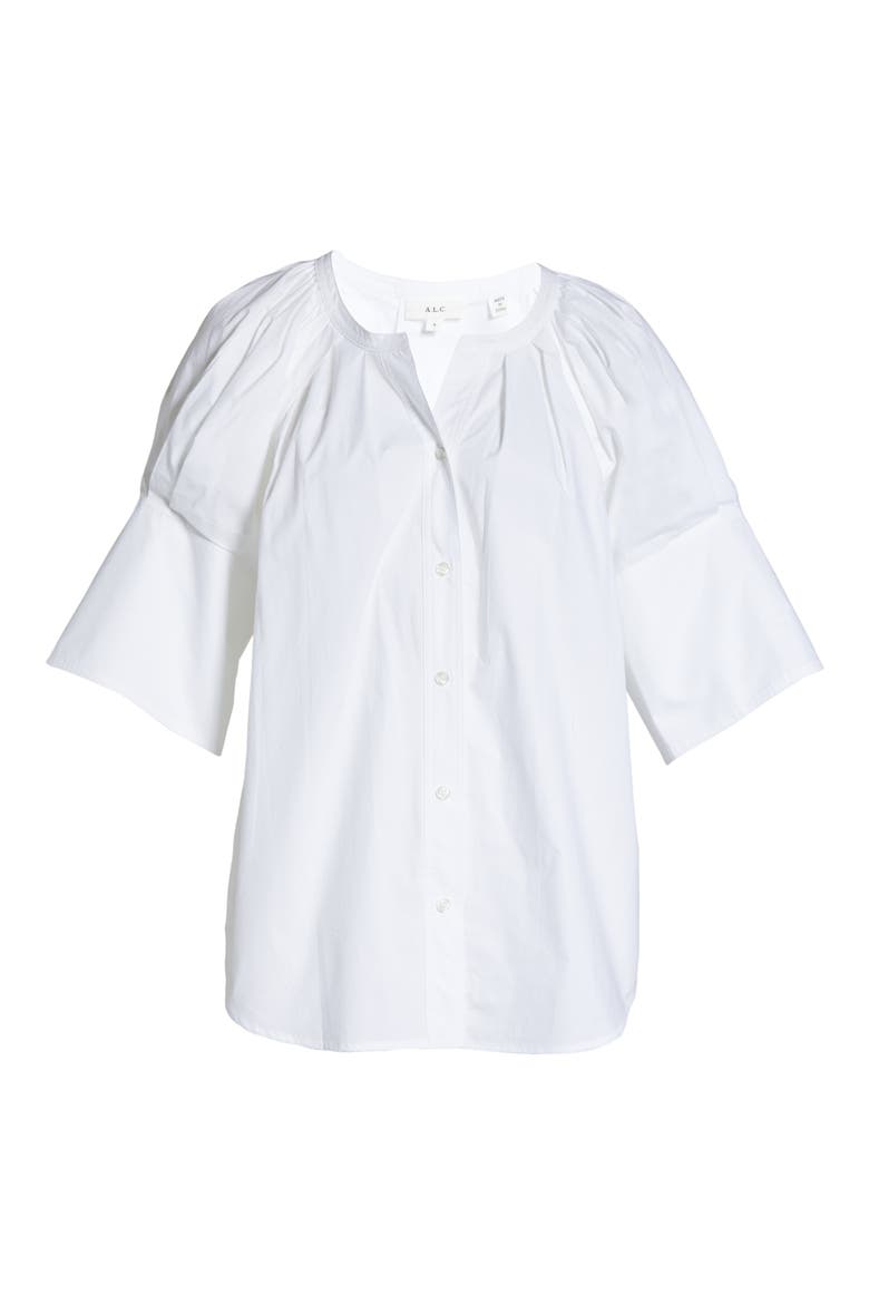 Chloe Puff Sleeve Top, Alternate, color, WHITE
