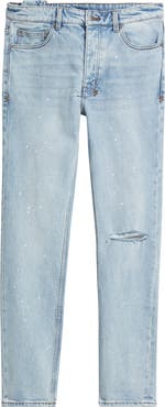 Ksubi Chitch Duke Blue Ripped Slim Tapered Leg Jeans