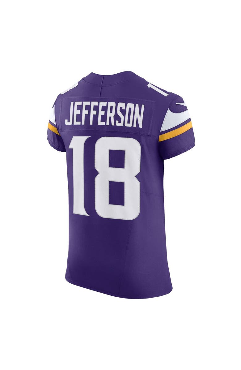 Nike Men's Nike Justin Jefferson Purple Minnesota Vikings  Vapor F.U.S.E. Elite Jersey, Alternate, color, Purple