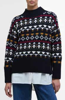Larisa Fair Isle Wool & Cotton Blend Sweater