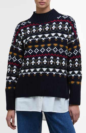 Larisa Fair Isle Wool & Cotton Blend Sweater