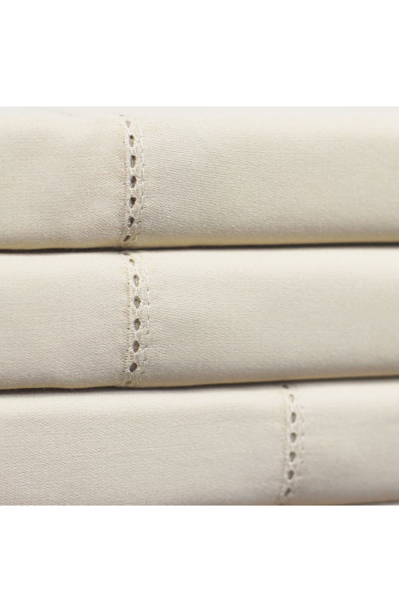 MELANGE HOME 400 Thread Count 100% Supima Cotton Sheet Set, Alternate, color, White