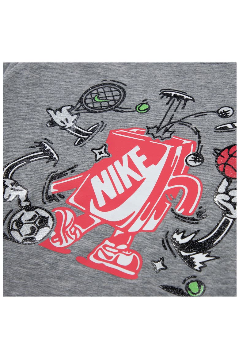 Kids' Boxy Graphic T-Shirt, Alternate, color, DARK GREY