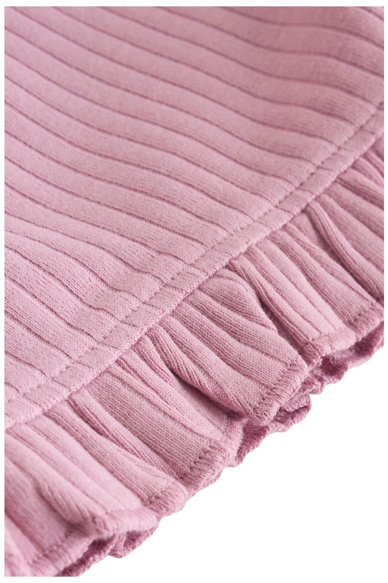 4-Pack Stretch Cotton Frill Hem Shorts, Alternate, color, PINK