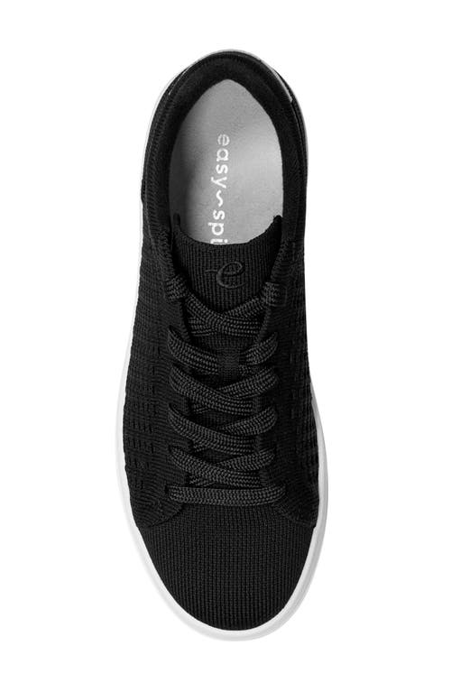 Easy Spirit Heartly 2 Low Top Sneaker In Black