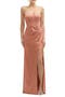 Corset Strapless Charmeuse Gown