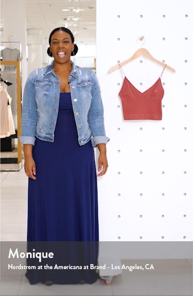 Intimately FP Ribbed V-Neck Crop Top, sales video thumbnail