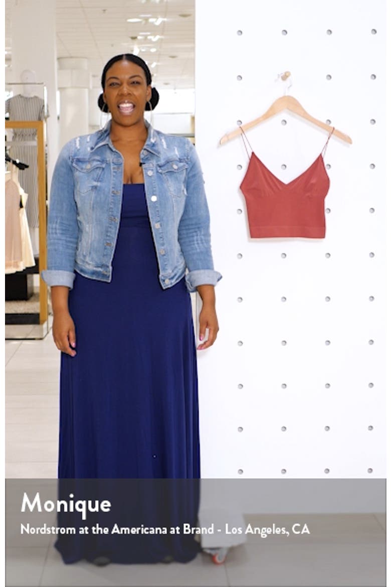 Intimately FP Ribbed V-Neck Crop Top video