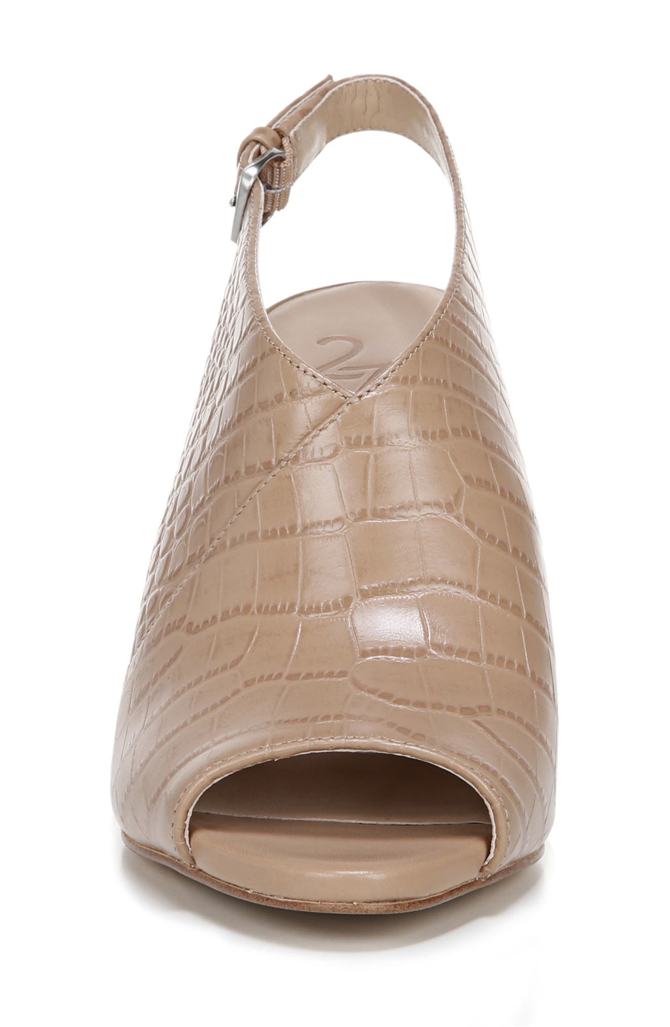 27 Edit Gemma Sandal, Alternate, color, TAUPE CROCO PRINT LEATHER