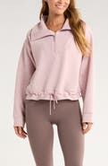 Zella Kickback Ottoman Half Zip Pullover
