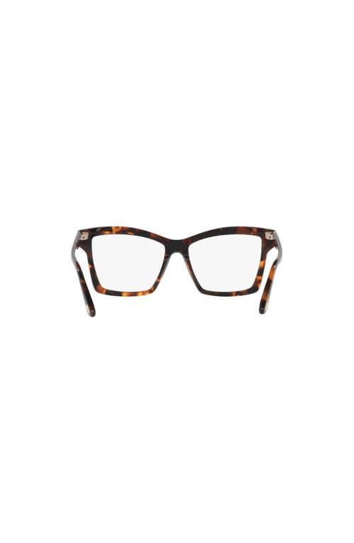 Tom Ford 54mm Square Optical Glasses In Brown