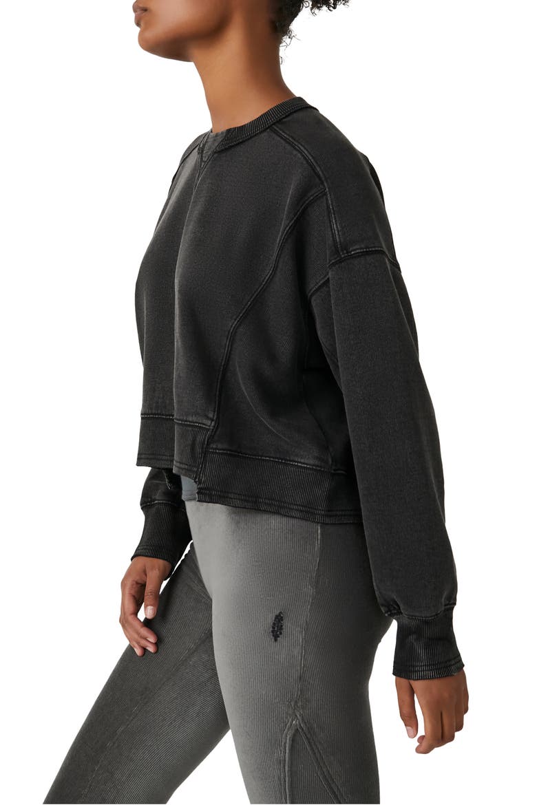 FP Movement Intercept Cotton Blend Sweatshirt, Alternate, color, BLACK