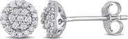 Julianna B. Diamond Cluster Halo Earrings