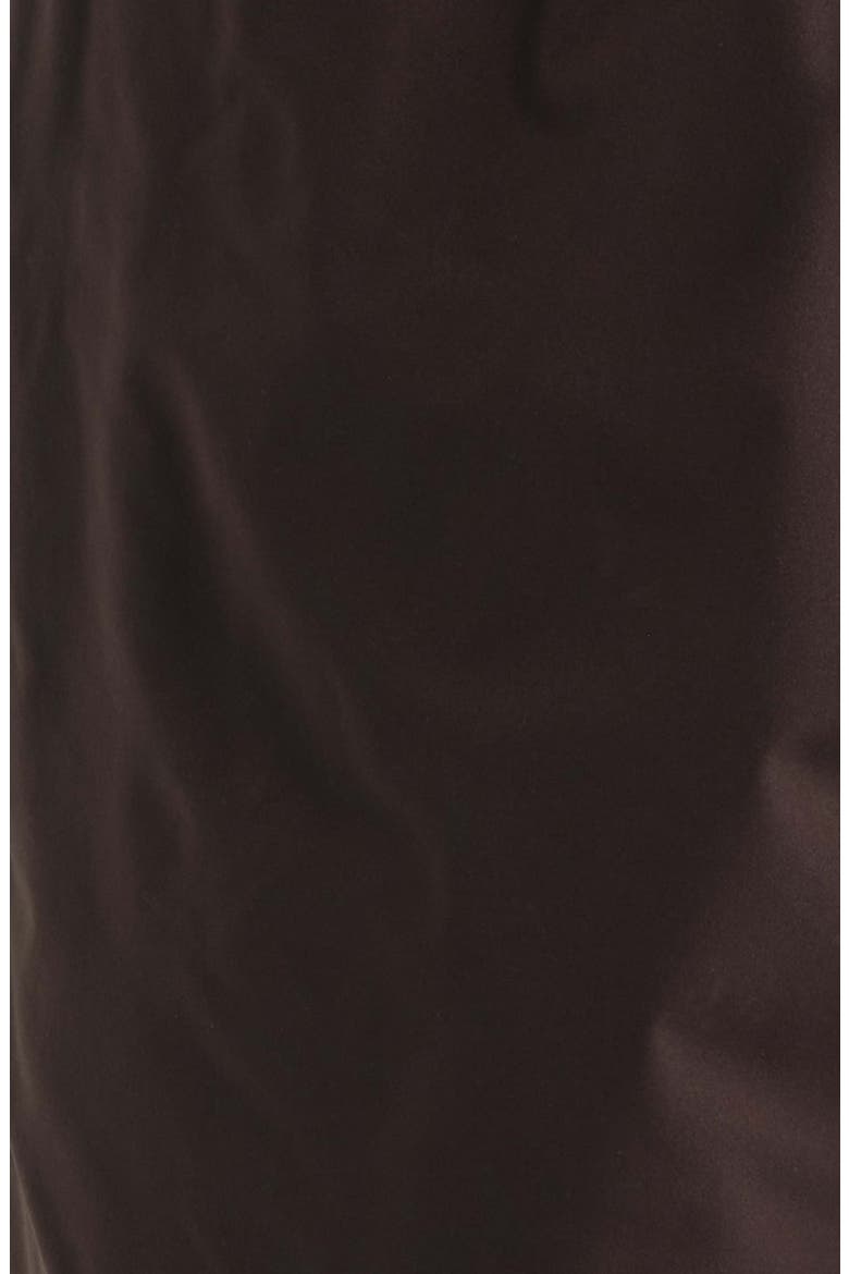 Iconic Side Stripe Swim Trunks, Alternate, color, DARK BROWN