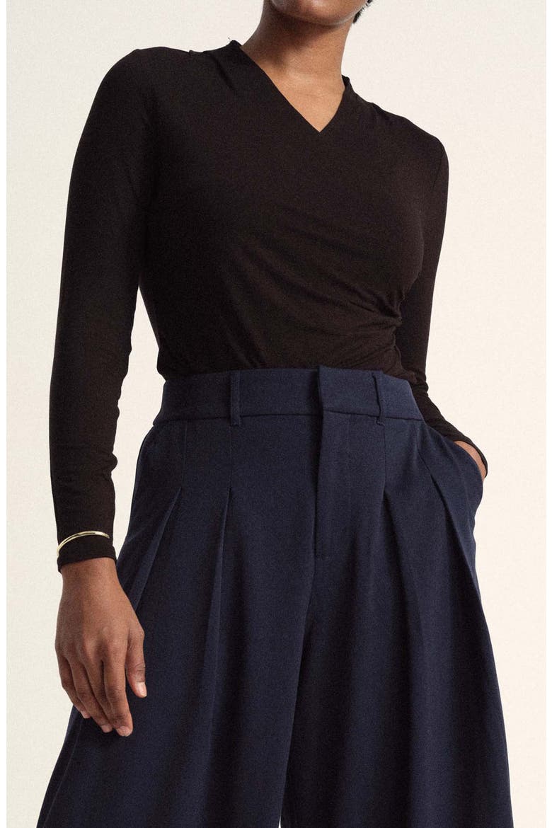 Tau Jersey Top, Main, color, BLACK