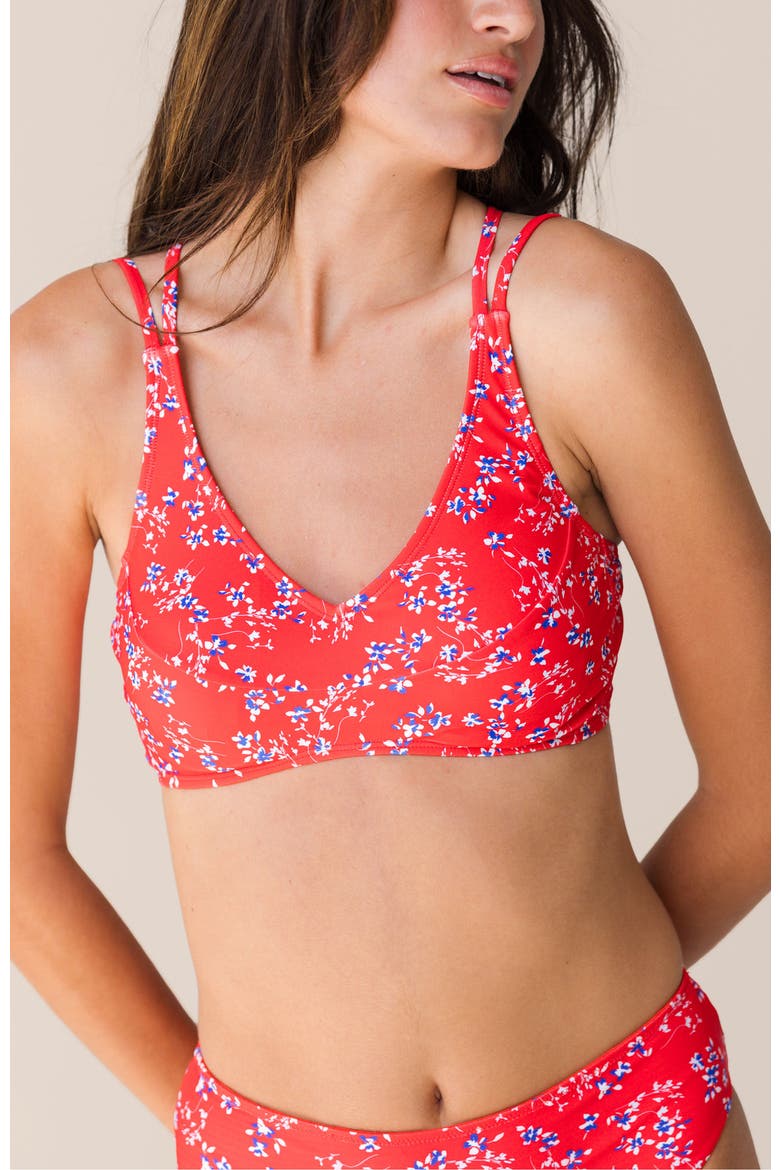 Underwire Bralette, Main, color, Cardinal