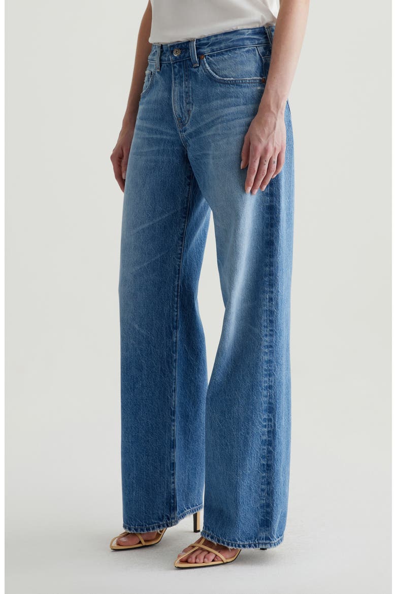 Adria Low Rise Baggy Wide Leg Jeans, Alternate, color, DONCASTER