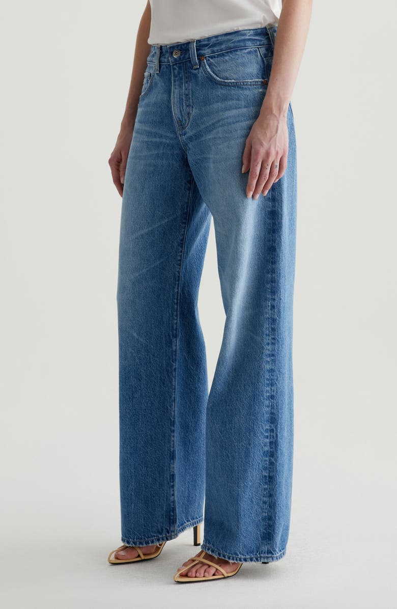 AG Adria Low Rise Baggy Wide Leg Jeans, Alternate, color, Doncaster