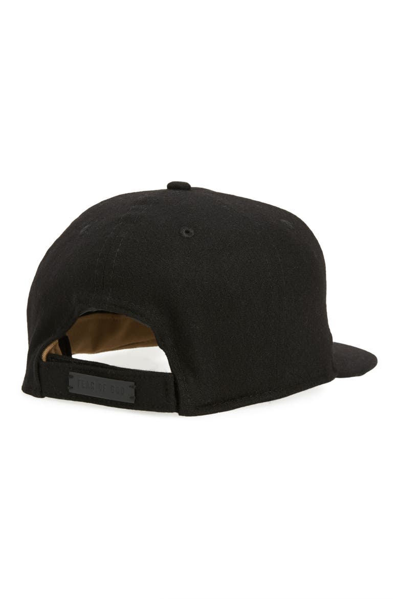 Grey's Wool Blend Baseball Cap, Alternate, color, BLACK
