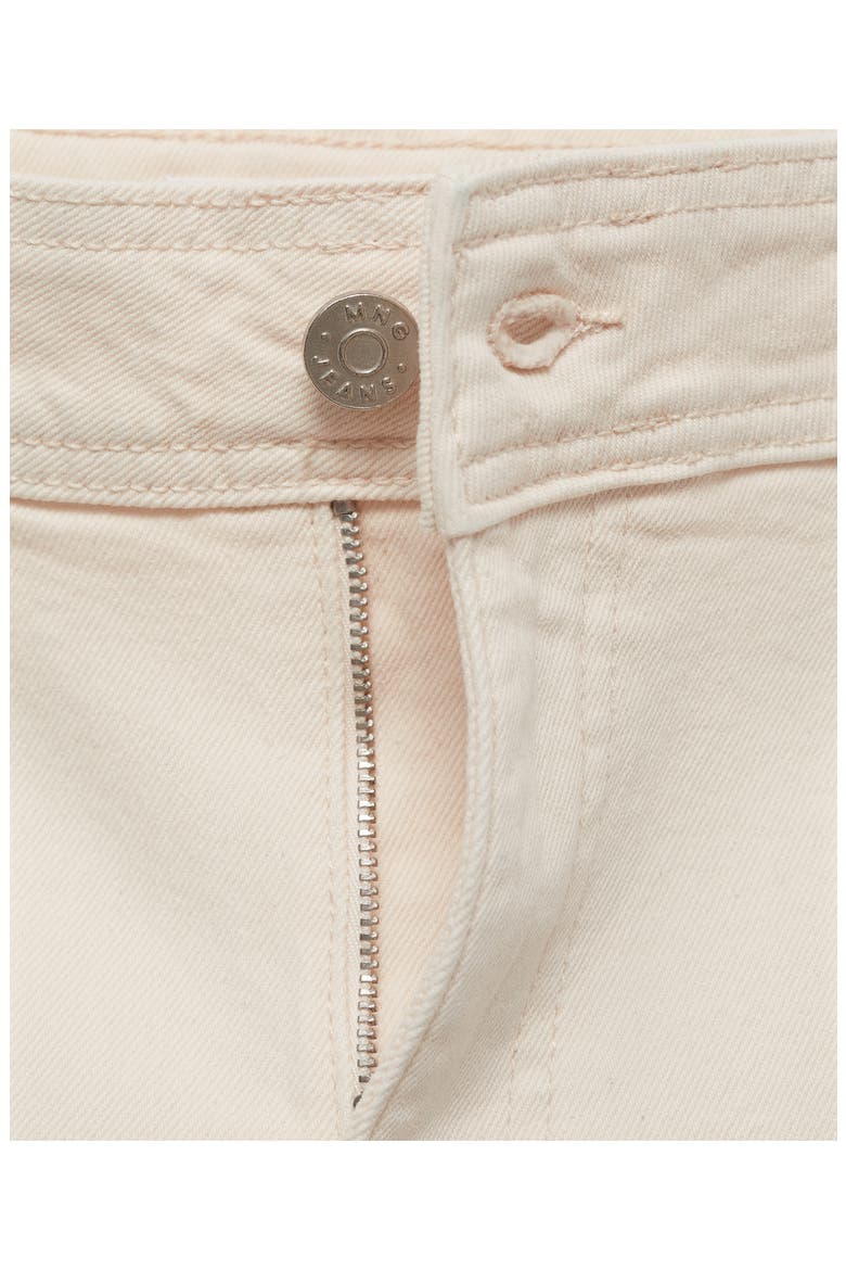 Catherin Raw Hem High Waist Wide Leg Culotte Jeans, Alternate, color, OFF WHITE