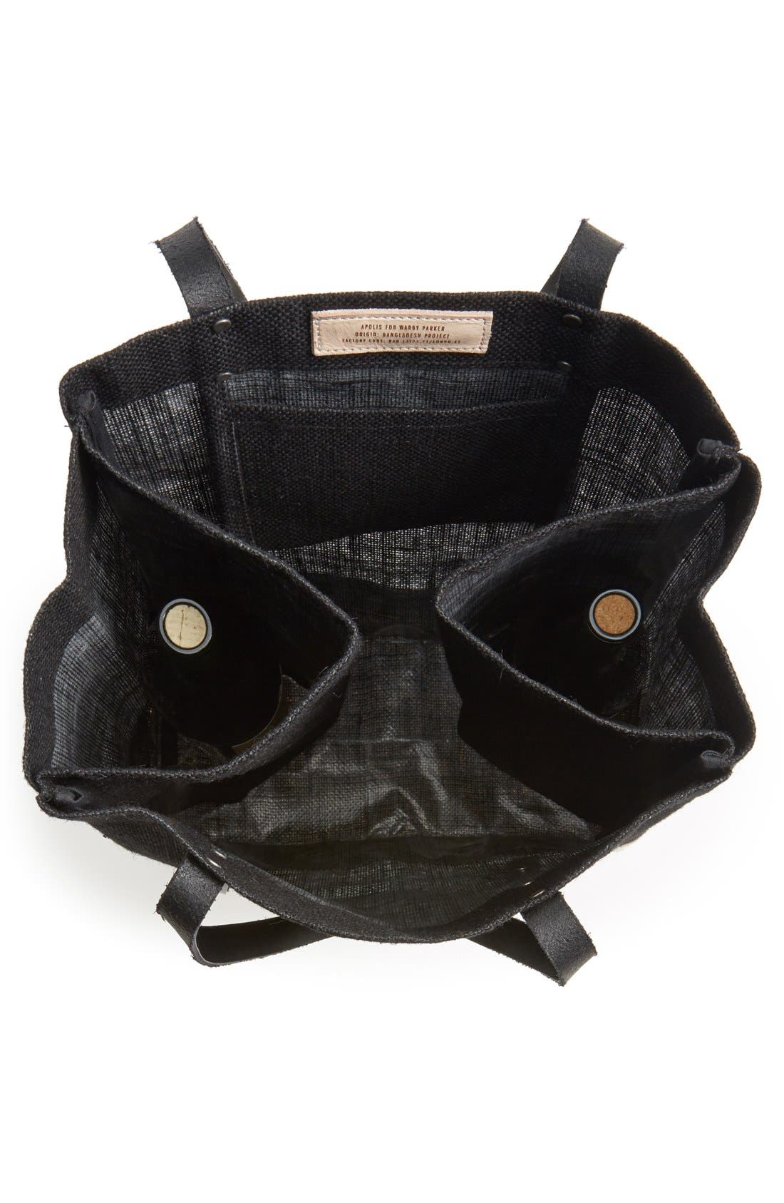 Warby Parker x Apolis Wine Tote, Alternate, color, 