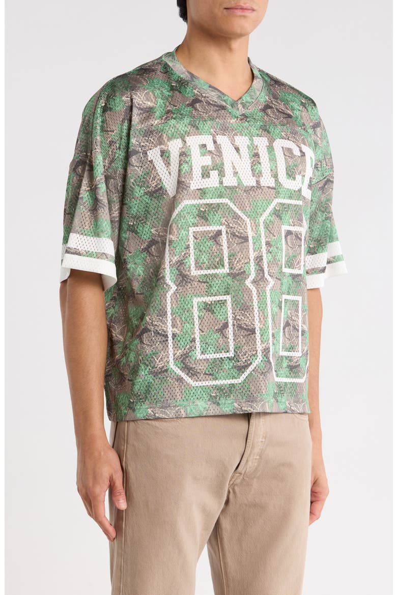 Venice Floral Mesh Jersey, Alternate, color, WOODLAND CAMO
